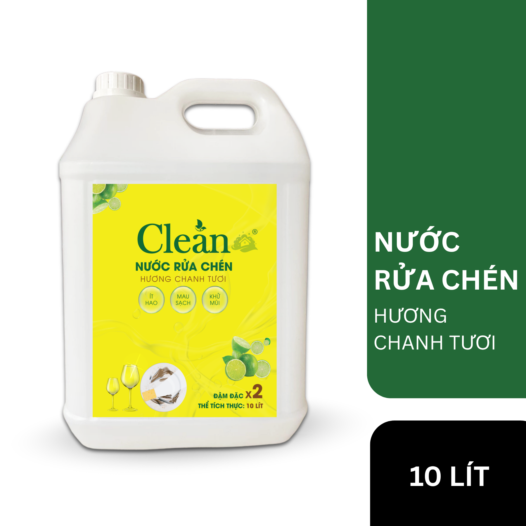 Nước rửa chén Hương chanh - 10L